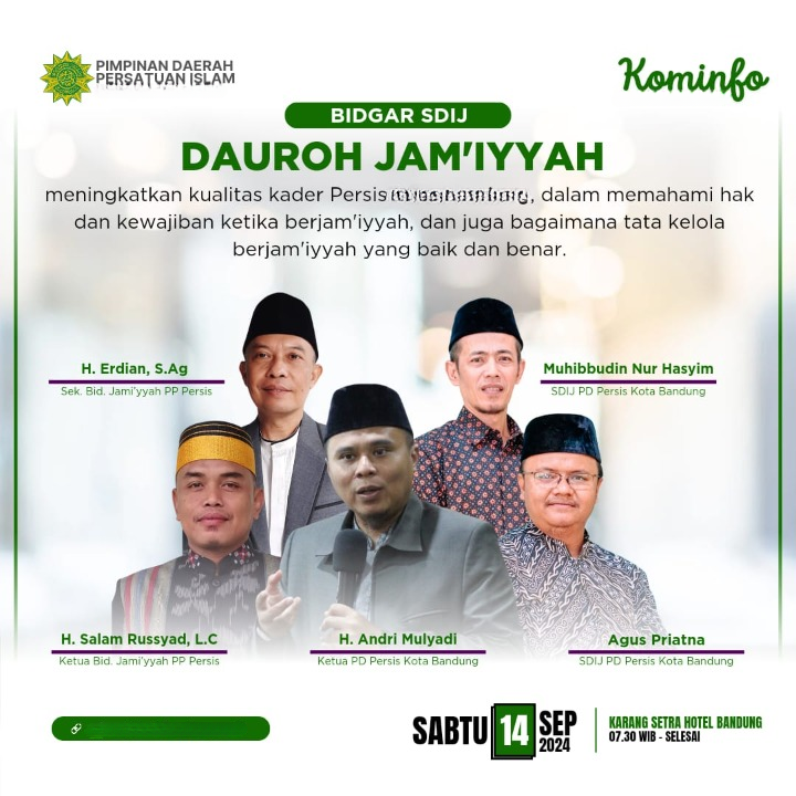 Dauroh Jamiyyah SDIJ PD PERSIS Kabupaten Boyolali